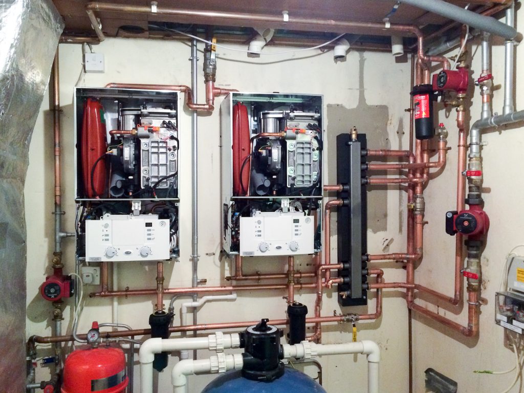 Biggs Heat Technologies - Boiler Installation showing inner boiler