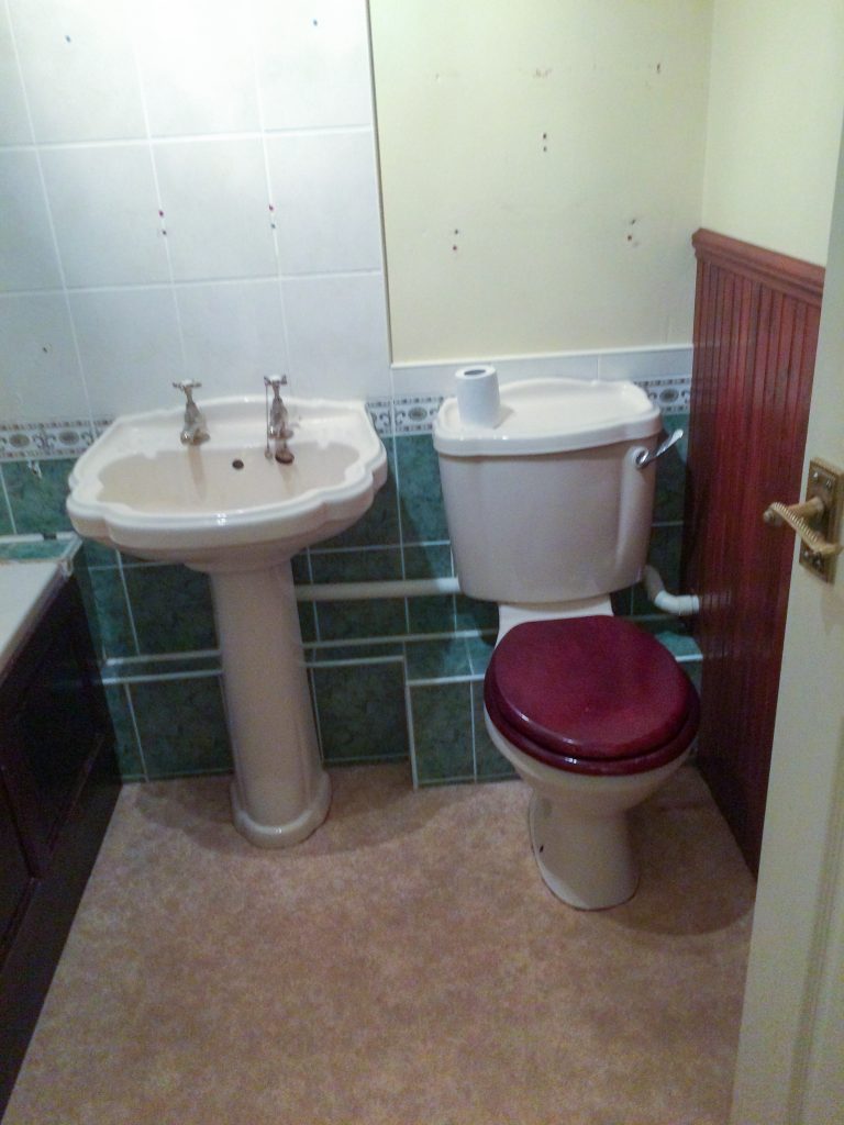 New Milton Bathroom Before Renovation